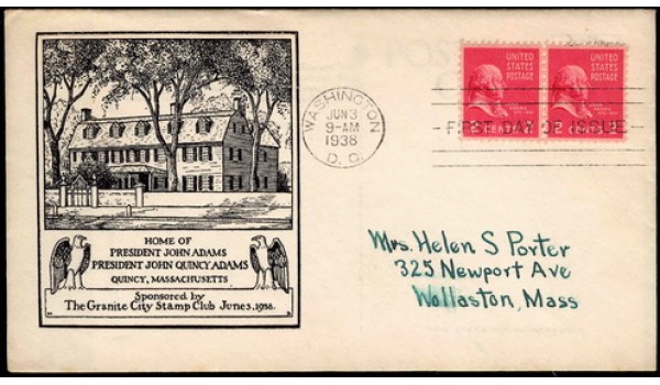 0806 P69 Granite City Stamp Club; First; Cachet 1