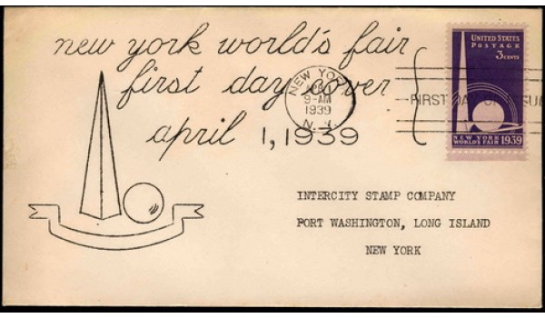 0853 P53 Intercity Stamp Company; First