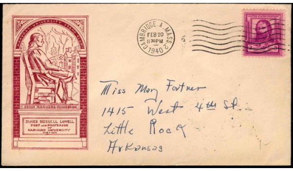 0866 M57 Harvard Stamp Club; First