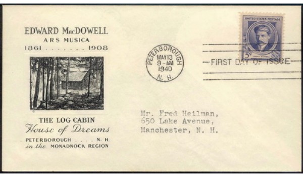 0882 M78 MacDowell Association; First; with enclosure