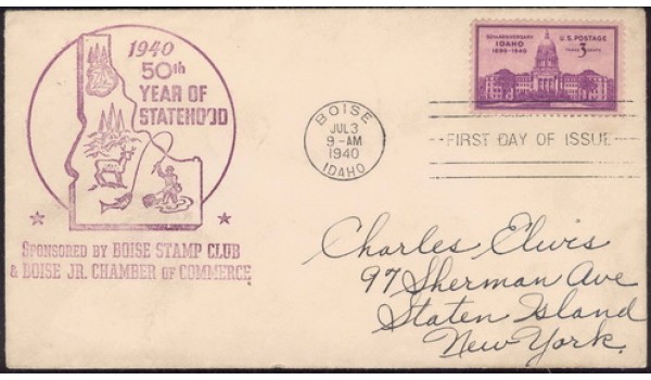 0896 M57 Boise Stamp Club; First