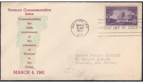 0903 M19 American First Day Cover Club / Macon; First