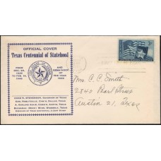 0938 M14 Texas Centennial of Statehood Commission; First