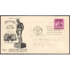 0975 M39 Claremore, OK Chamber of Commerce; First; with enclosure 0975 M39 Claremore, OK Chamber of Commerce; First; with enclosure