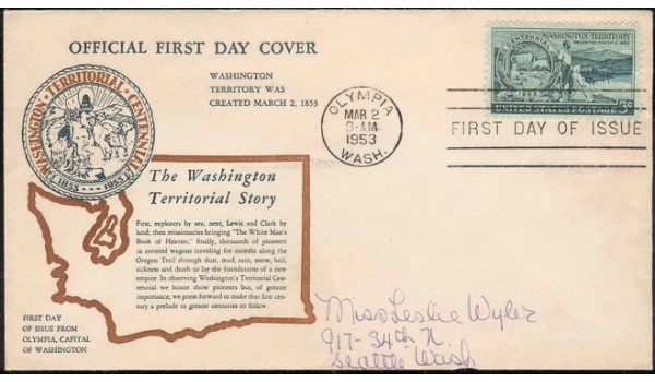 1019 M38 Washington Centennial Commission; First