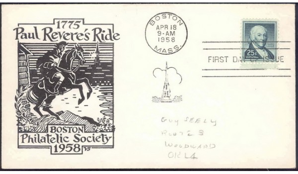 1048 NIM Boston Philatelic Society; First