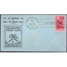 1073 NIM Quaker City Philatelic Society & Philadelphia Stamp Club; UO; First