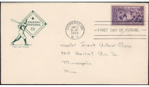 0855 P35 Farnam, with First Day Cover