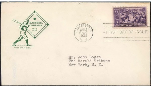 0855 P35 Farnam, with First Day Cover
