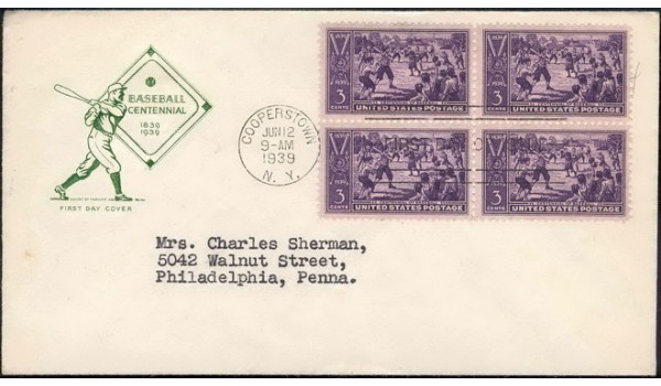 0855 P35 Farnam, with First Day Cover