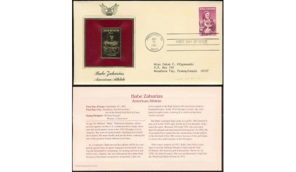 1932 Postal Commemorative Society; 22k Gold