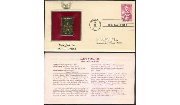 1932 Postal Commemorative Society; 22k Gold