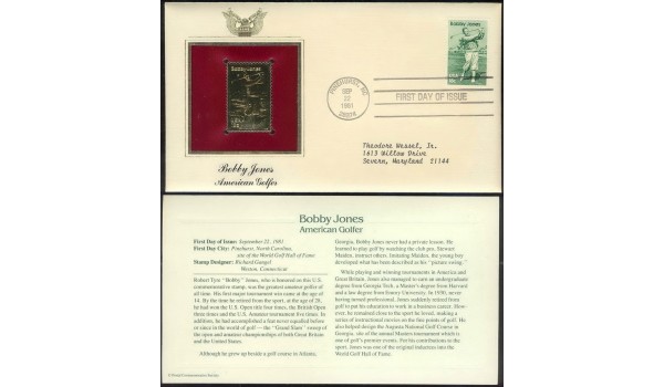 1933 Postal Commemorative Society; 22k Gold