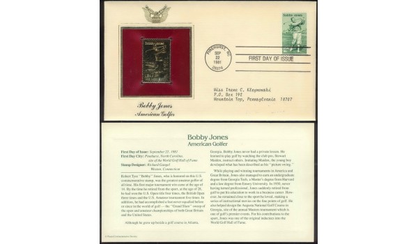 1933 Postal Commemorative Society; 22k Gold