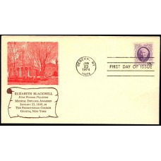 1399 Genevaa, NY Presbytarian Church; First; with enclosure; Elizabeth Blackwell