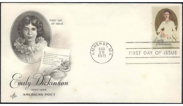 1436 Artcraft, Emily Dickinson, Poet, Amherst, MA