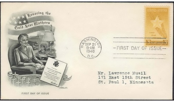 0969 Artmaster; Gold Star Mothers