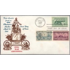1178 M61 Centennial Covers; First; thm; Combo 0787 0788; Civil War