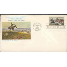 1243 M24 Montana Territorial Centennial Commission; First; C. M. Russell