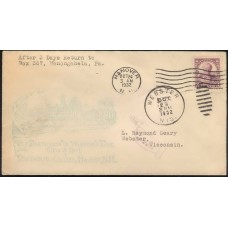 0725 P8a Allen, Chauncey Newell; First; rsc; Hanover, CT AM MC with Webster, NH 10/29/1932 PM HC