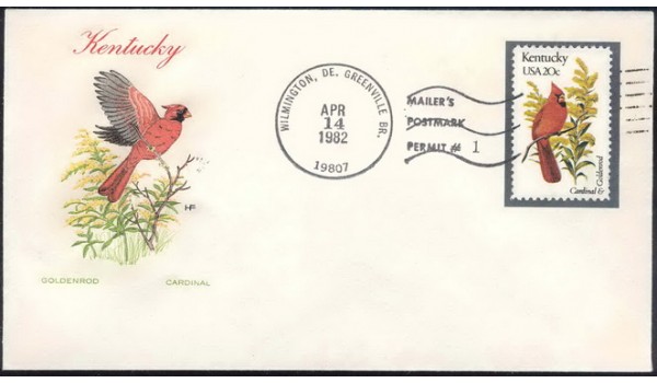 1969 Farnam / Double A Cachets; Wilmington, DE Greenville Branch MMP #1; with another stamp and Capi