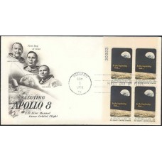 1371 Artcraft; PB4 #30923 UL; Houston, TX Apollo 8 NASA Space 1371 Artcraft; PB4 #30923 UL; Houston, TX Apollo 8 NASA Space