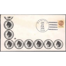 1734 RE Covers; 2nd Day Memphis, TN KHC4 PM; Indian Head Penny 1734 RE Covers; 2nd Day Memphis, TN KHC4 PM; Indian Head Penny