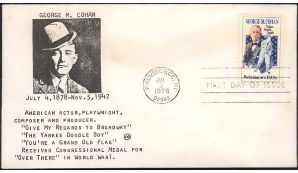 1756 RE Covers; Providence, RI; George Cohan