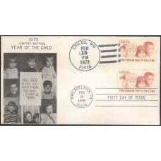 1772 RE Covers; Dual FDOI and UO Childs, MD KHC4 PM; Year of The Child