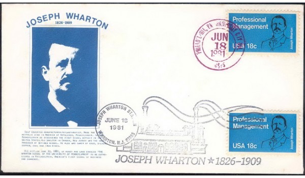 1920 RE Covers; DUAL UO Industrial, PA and Wharton, NJ Wharton Station