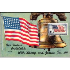 1094 NIM Colourpicture Publication; PPC; Old Glory Flag