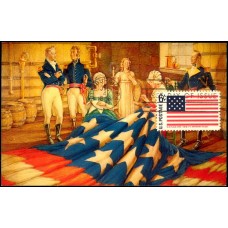 1346 NIM H. S. Crocker Company; PPC; Fort McHenry Flag