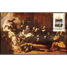 1420 United States Capitol Historical Society; PPC; Embarkation of The Pilgrims 1420 United States Capitol Historical Society; PPC; Embarkation of The Pilgrims