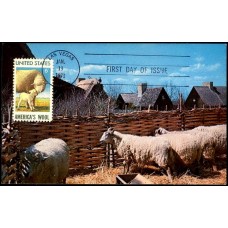 1423 Bromley & Company; PPC; Plimoth Plantation, Plymouth, MA; American Wool 1423 Bromley & Company; PPC; Plimoth Plantation, Plymouth, MA; American Wool