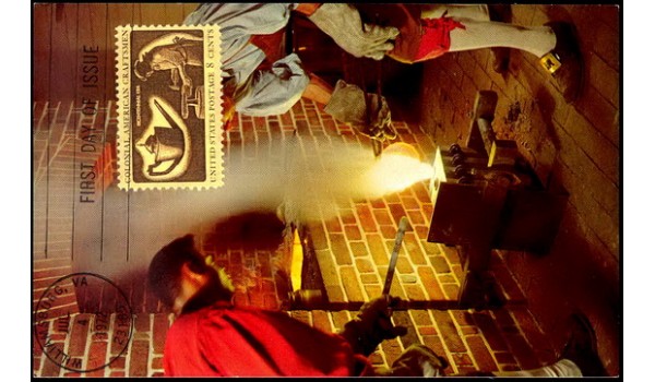 1457 H. S. Crockers Company; PPC; Colonial American Craftsmen - Silversmith