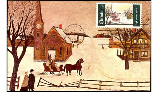 1384 NIM CurrteichColor; PPC; Winter Sunday in Norway, ME