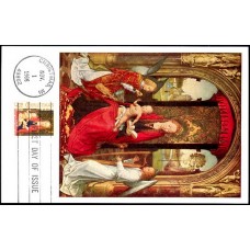 1321 National Gallery of Art; PPC; Madonna and Child with Angels, by Memling