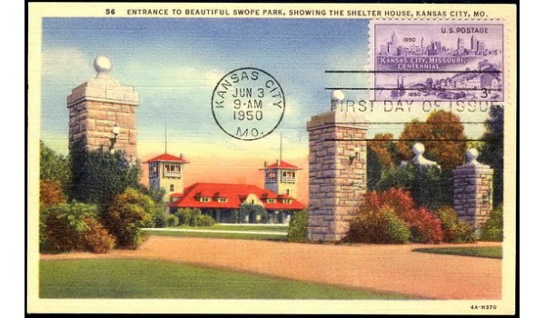 0994 NIM C. T. Art-Colortone; PPC; Swope Park, Kansas City, MO