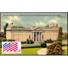 3331 Colourpicture Publication; PPC; UO Fort Bragg, NC USPS CDS; Confederate Memorial Institute, Ric