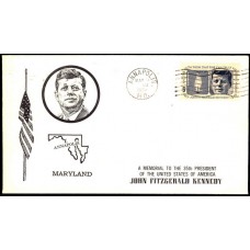1246 Billerth; First; UO Annapolis, MD; MC AM; JFK Kennedy; Cancel is readable