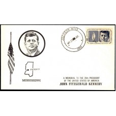 1246 Billerth; First; UO Jackson, MS; KHC AM; JFK Kennedy; Cancel is readable