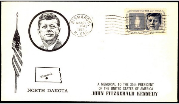 1246 Billerth; First; UO Bismarck, ND; MC PM; JFK Kennedy