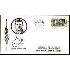 1246 Billerth; First; UO Charelston, WV; MC AM; JFK Kennedy; cancel is readable