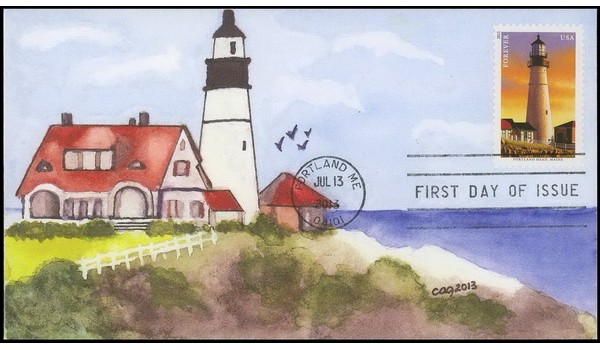 #4791 cagarts; C1; New England Lighthouses - Portland Head Light, Maine