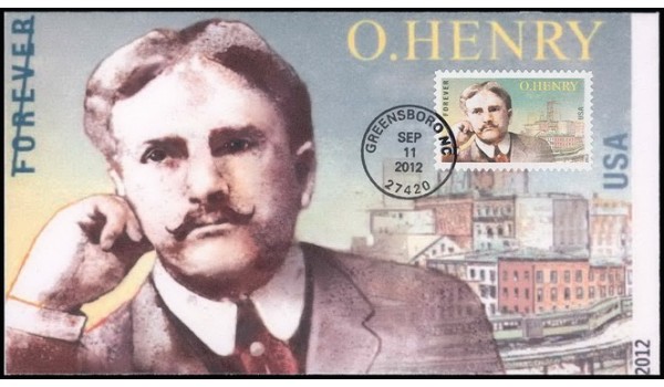 #4705 O.Henry; C2; Enlarged image of the O. Henry stamp #4705 O.Henry; C2; Enlarged image of the O. Henry stamp
