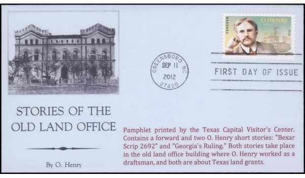 #4705 O.Henry; C6; Stories of the Old Land Office #4705 O.Henry; C6; Stories of the Old Land Office
