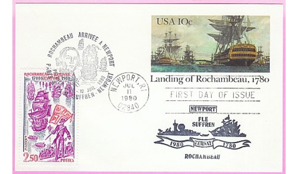 UX084 Lafayette Rochambeau Society, DUAL US & FRANCE